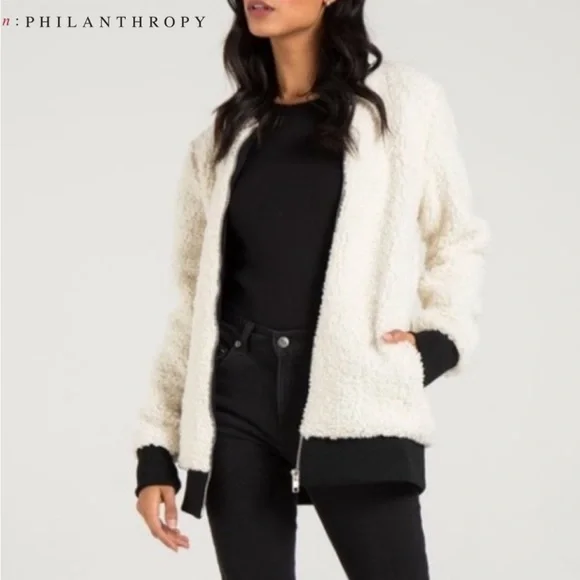 n:Philanthropy sherpa jacket - Picture 2 of 7